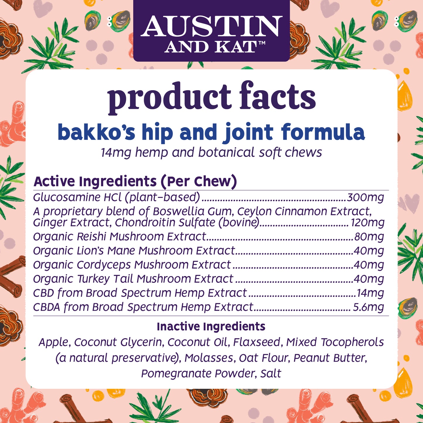 VALUE PACK - Bakko's Hip & Joint Chews - 14mg
