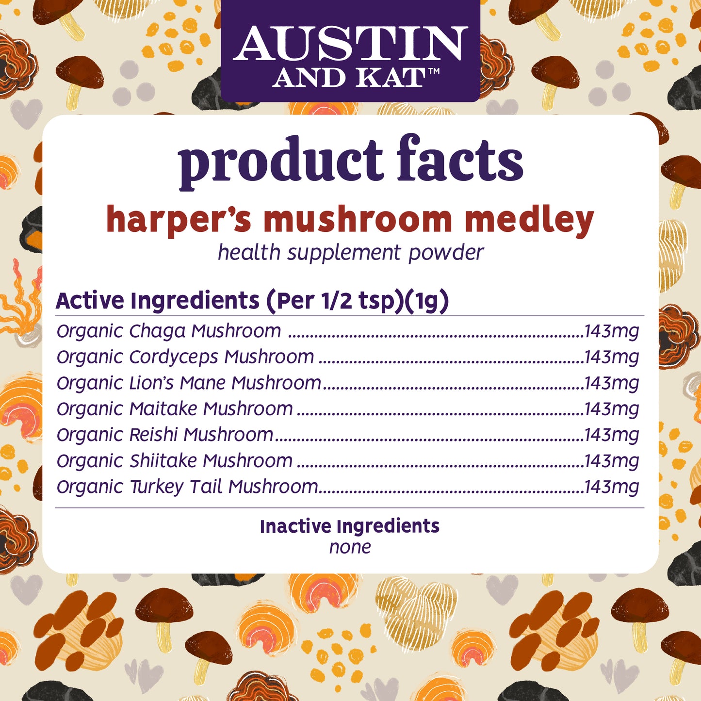Mushroom Medley (no CBD)