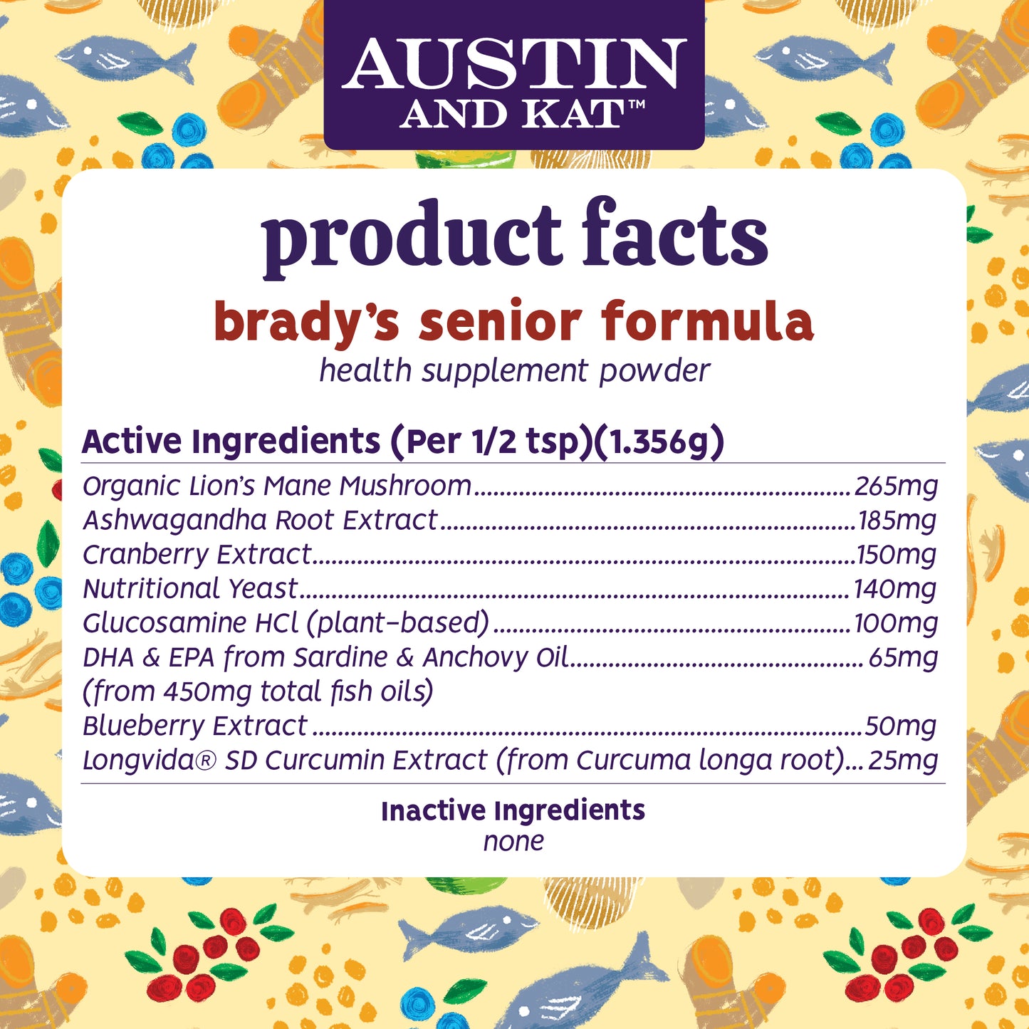 Senior Formula Powder (no CBD)