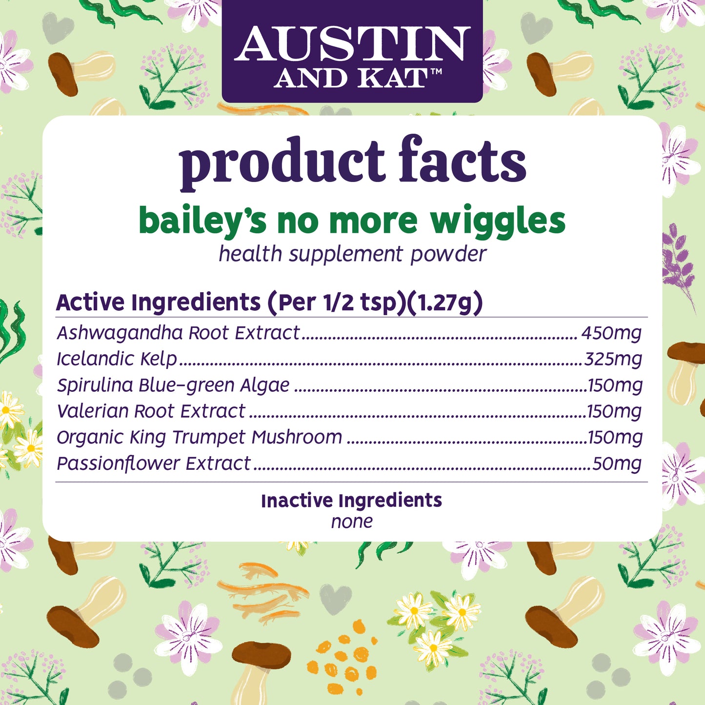 No More Wiggles Powder (no CBD)