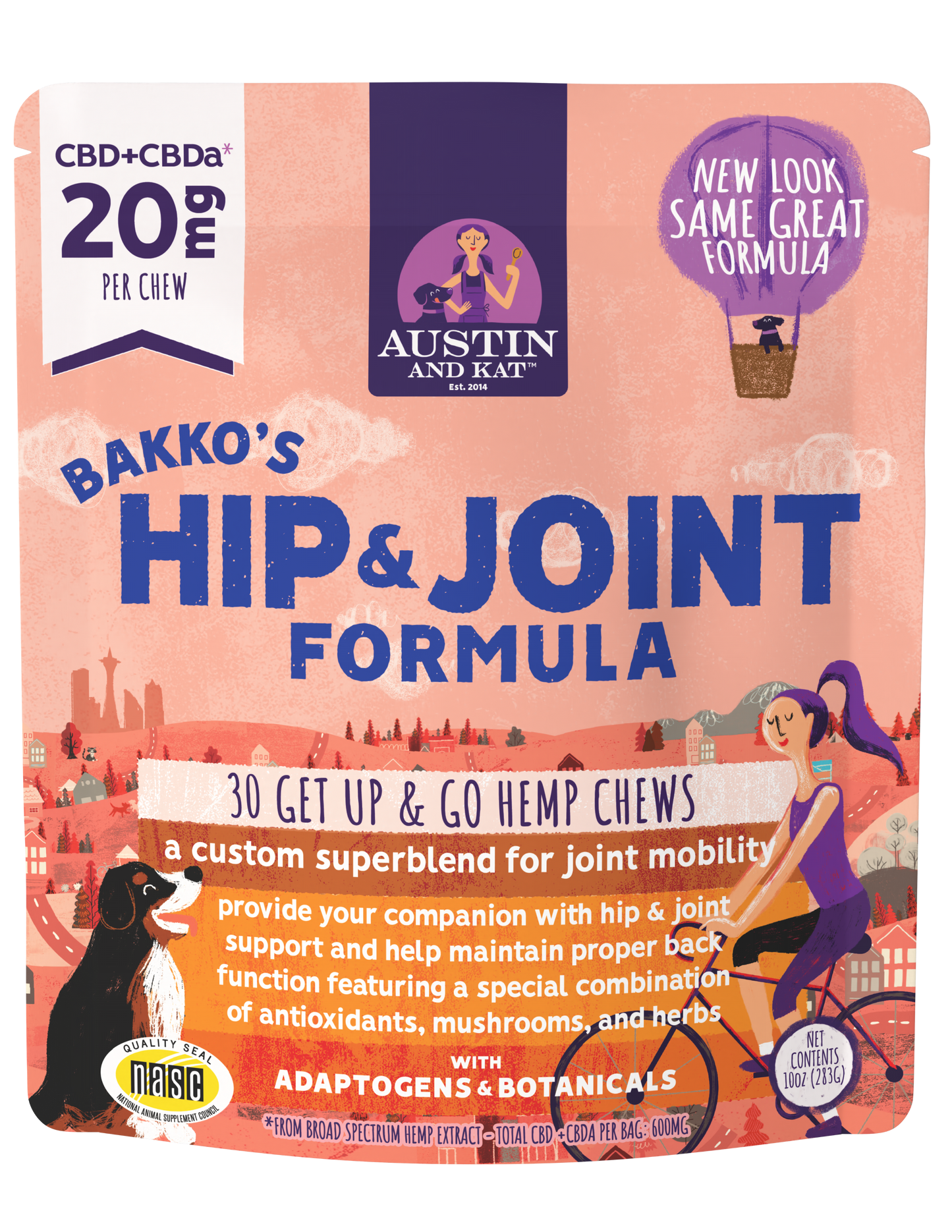 Bakko's Hip & Joint Chews  - 20mg
