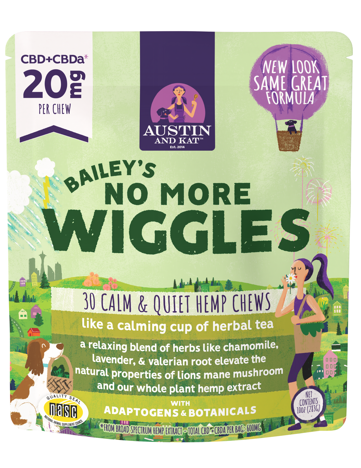 No More Wiggles Chews - 20mg