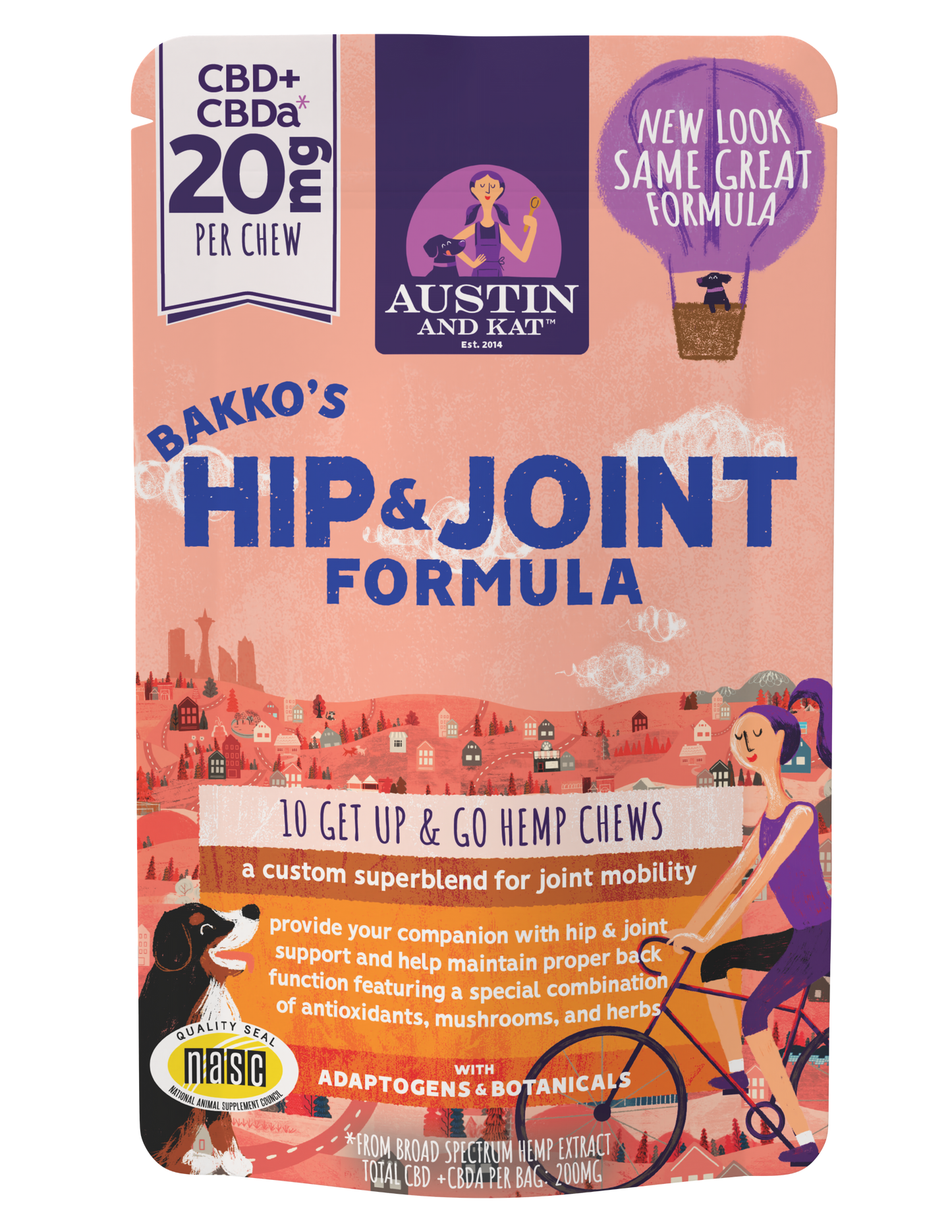 10 PACK - Bakko's Hip & Joint Chews  - 20mg