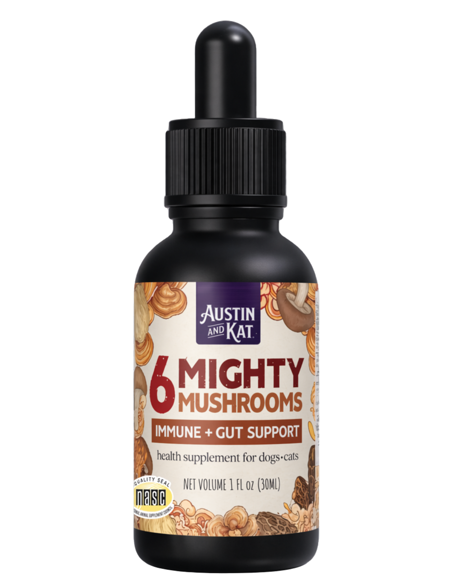 6 Mighty Mushrooms Tincture (no CBD)