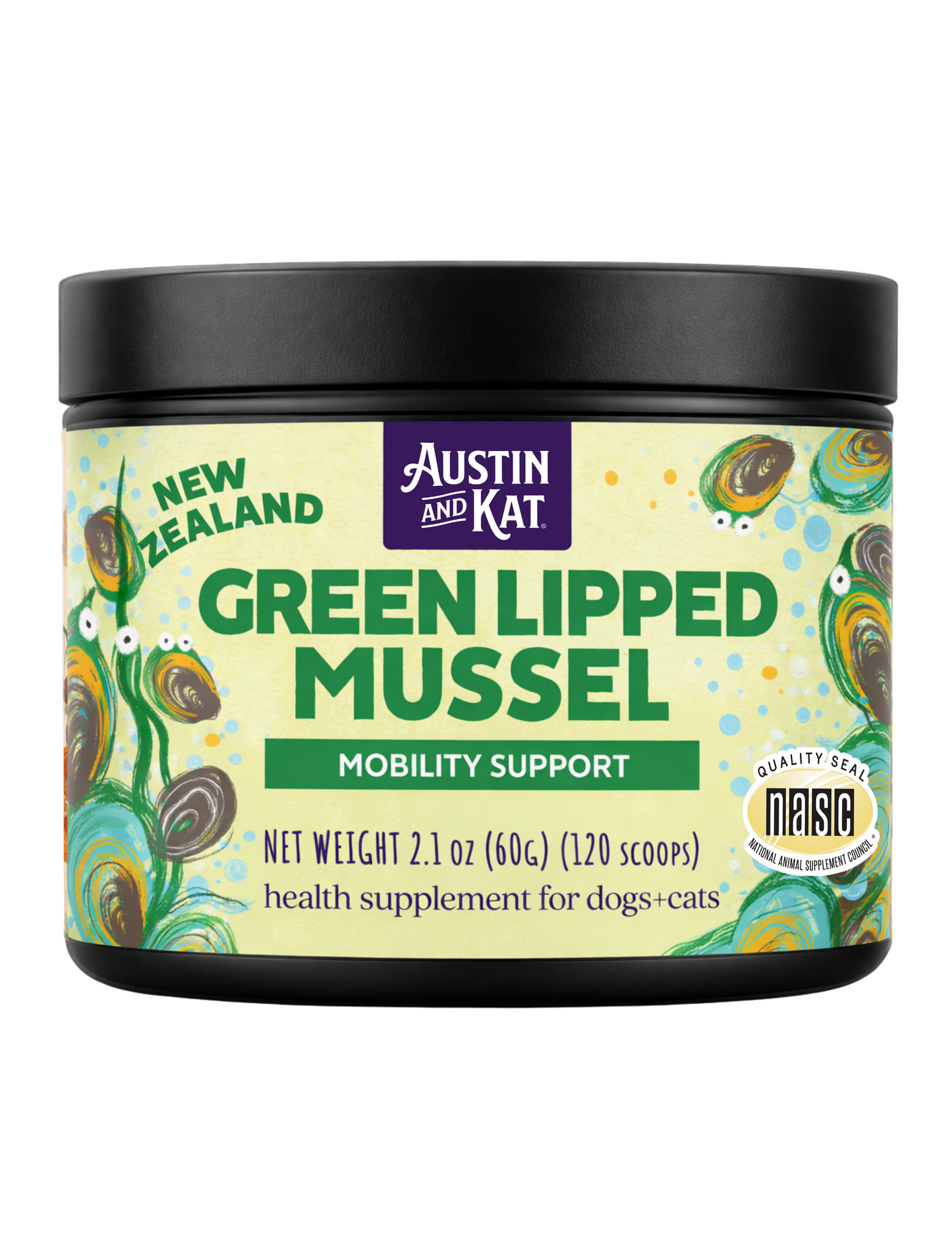NZ Green Lipped Mussel (no CBD)