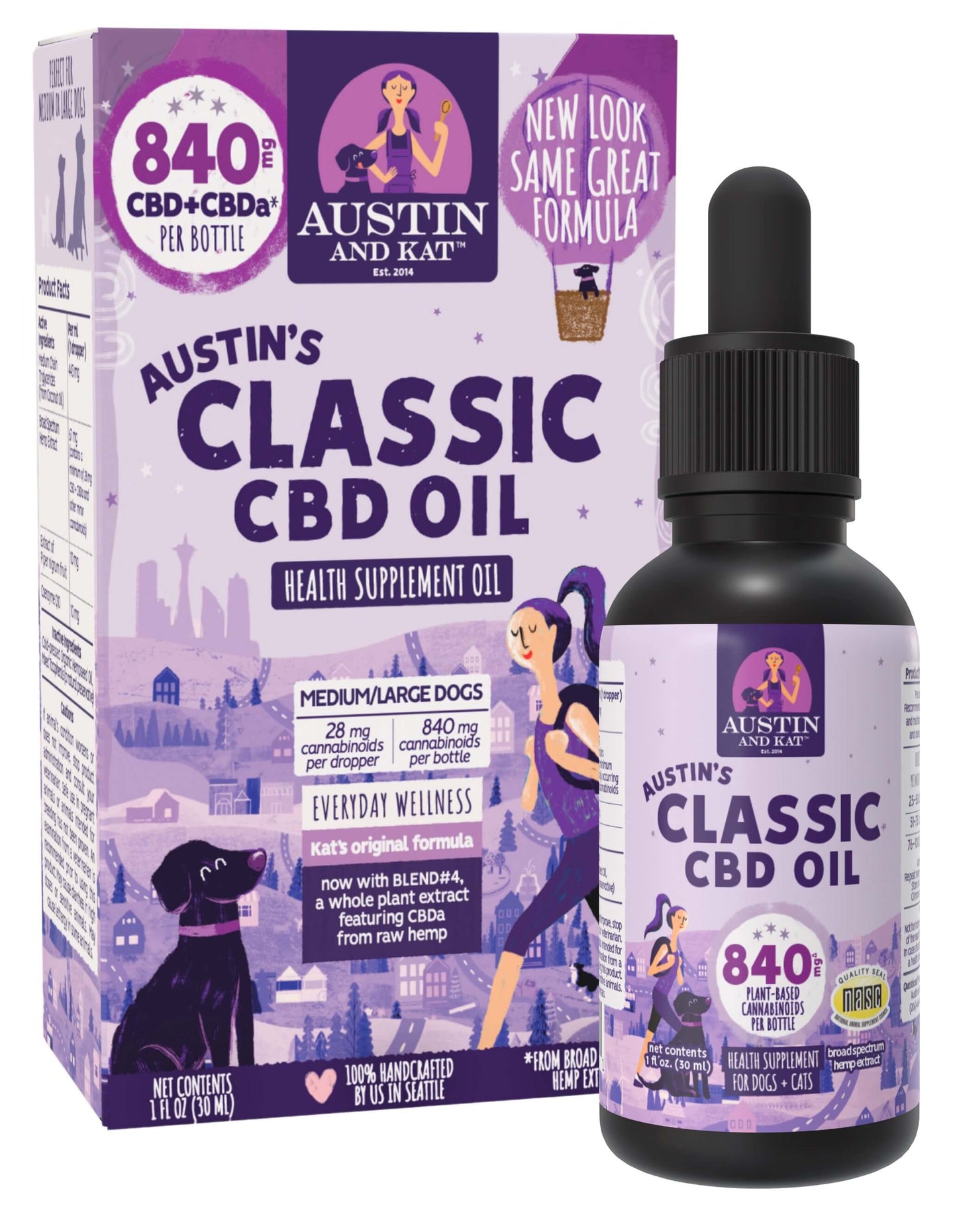 CBD+CBDa Oil - 840mg