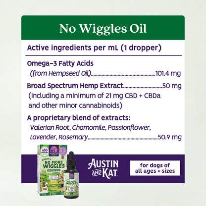 No More Wiggles Oil - 630mg