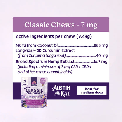 CBD+CBDa Soft Chews - 7mg