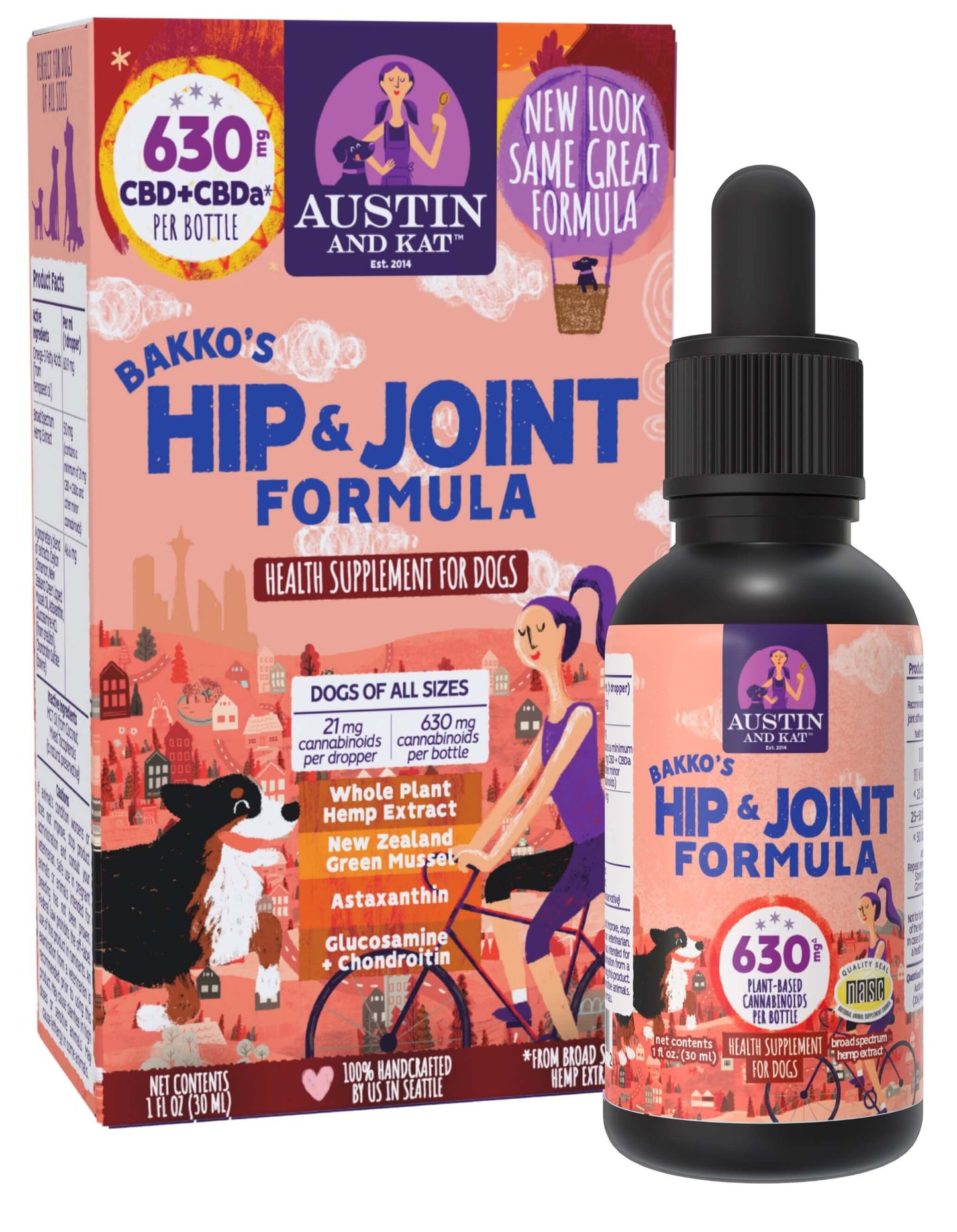 Bakko's Hip and Joint Oil - 630mg