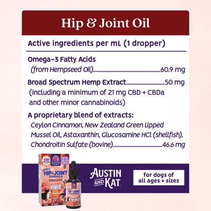 Bakko's Hip and Joint Oil - 630mg