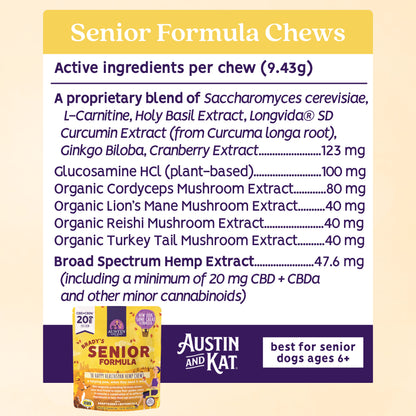 Senior Formula Chews - 20mg